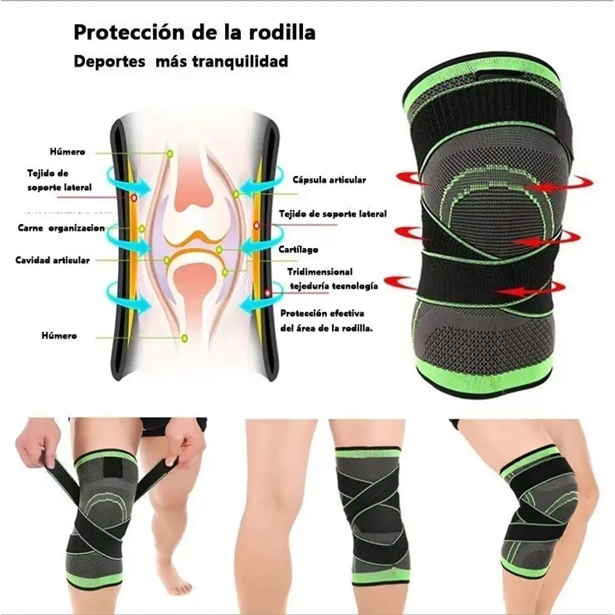Rodillera de compresión