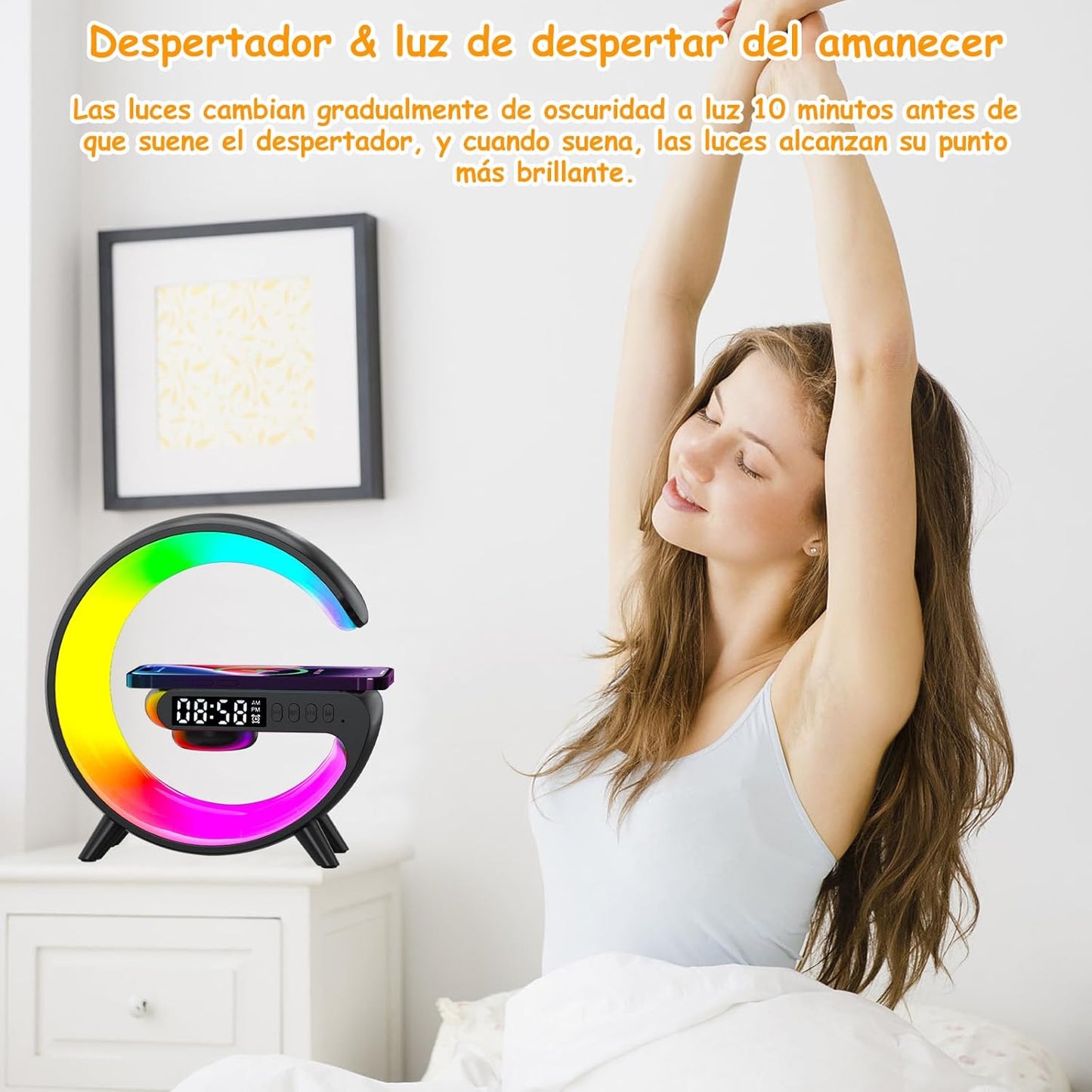 Lampara Speaker de mesa G-led