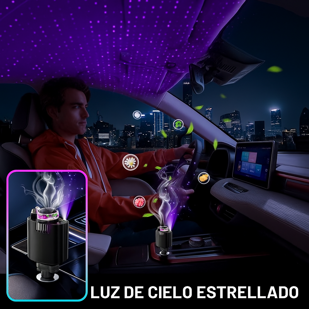 🚗 Cargador Aromatizador 5 en 1 para Auto