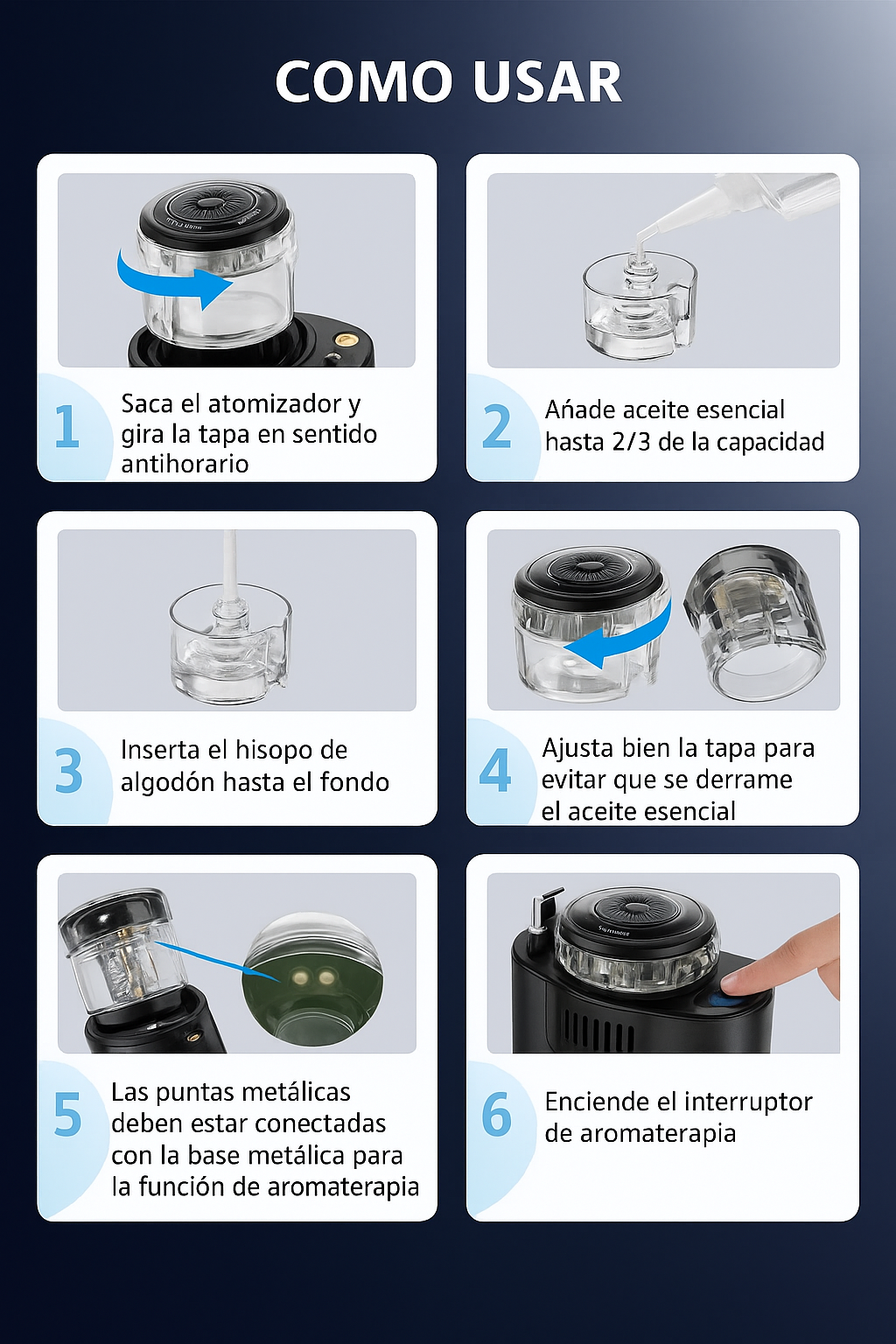 🚗 Cargador Aromatizador 5 en 1 para Auto