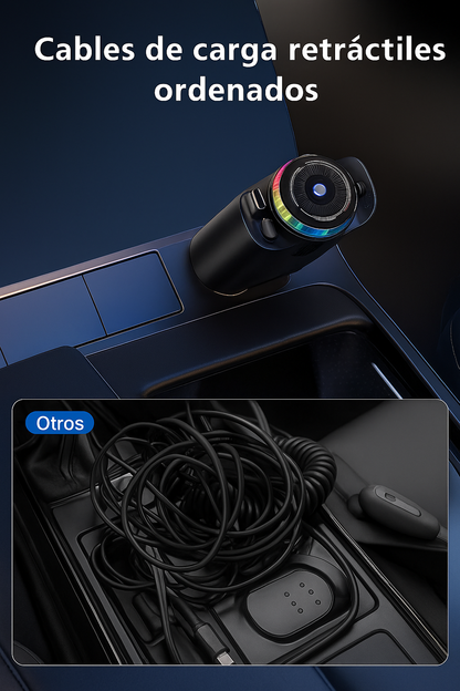 🚗 Cargador Aromatizador 5 en 1 para Auto