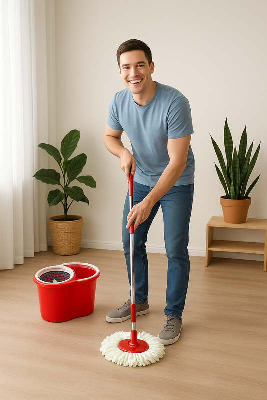 FREGONA GIRATORIA INOX