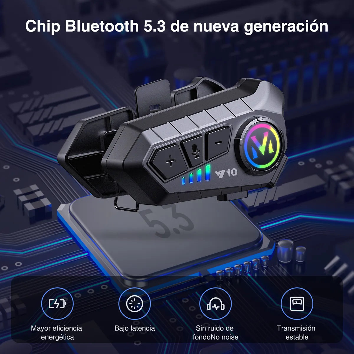 Intercomunicador para casco