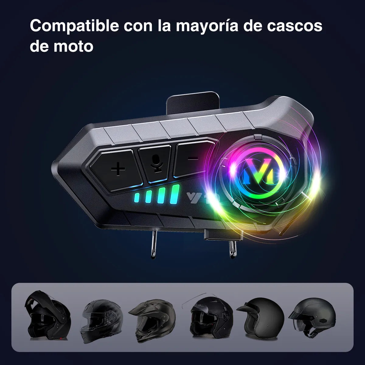 Intercomunicador para casco