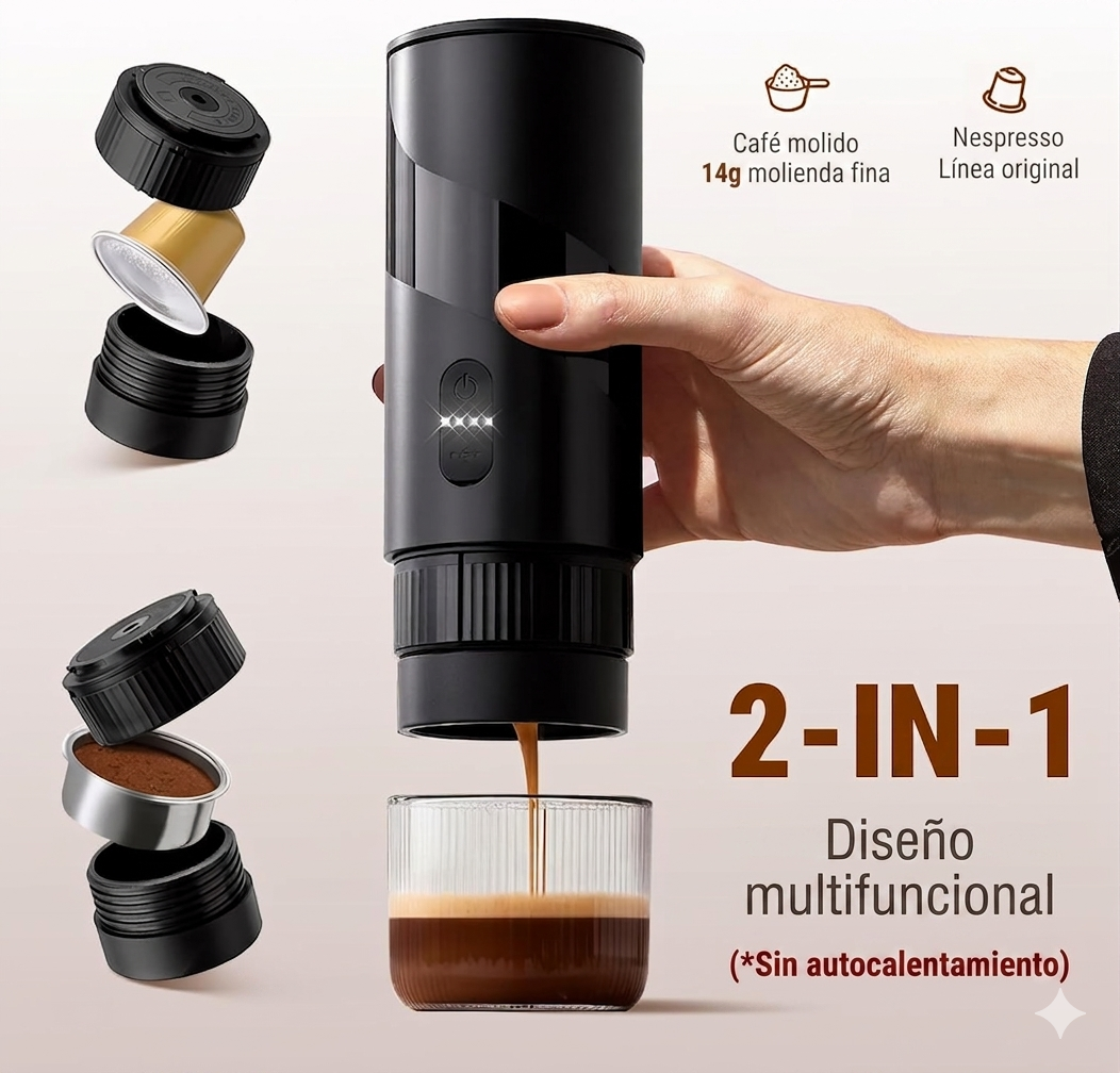 Cafetera de espresso portatil