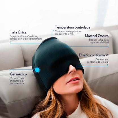 Gorro terapeutico para migrañas