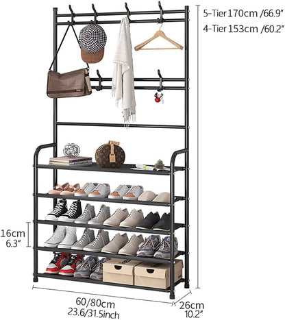 Estante Organizador de Zapatos y Abrigos