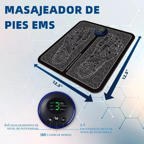 Masajeador Eléctrico Pies Multifuncion con Ems