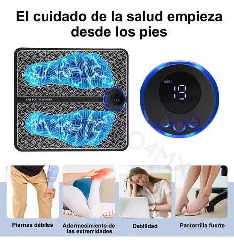 Masajeador Eléctrico Pies Multifuncion con Ems